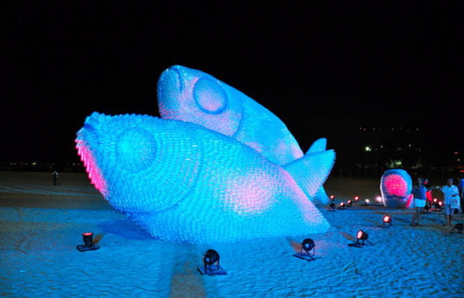 Giant Fish Sculptures