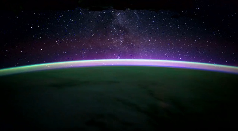View from the ISS at Night1