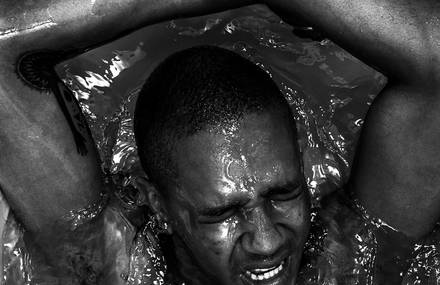Drowning installation