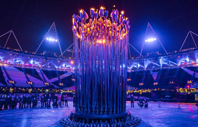 2012 London Olympics Flame