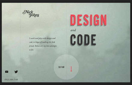 Nick Jones – Design and Code