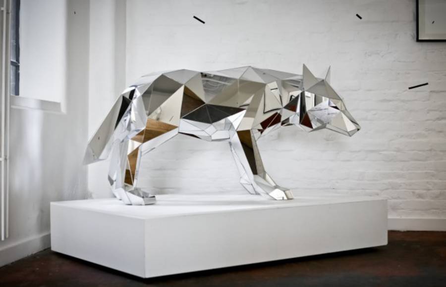 Animal Sculptures Mirror