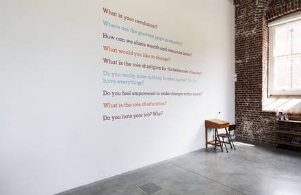 100 channel sound installation