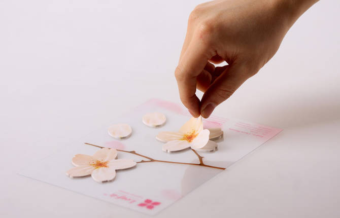 Cherry Blossom Memo Stickers