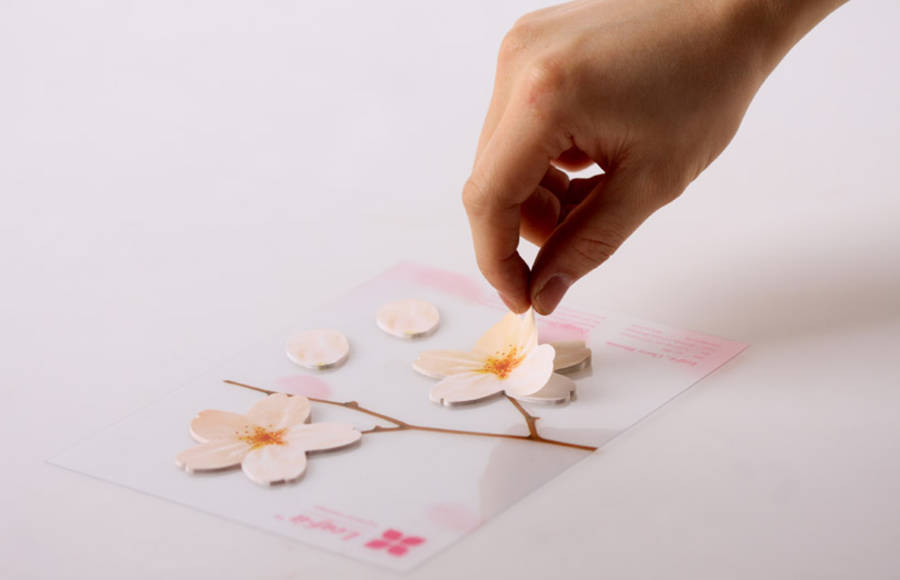 Cherry Blossom Memo Stickers