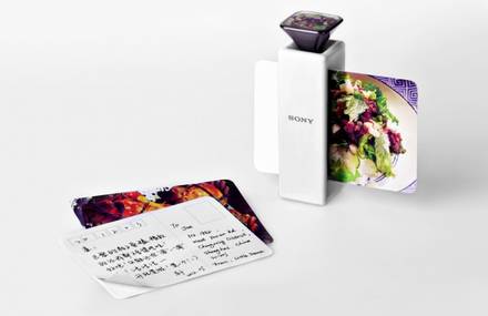 Sony Scent Capturing Postcard