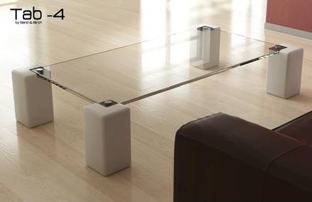 Tab-4, new coffee table by Sand & Birch Design