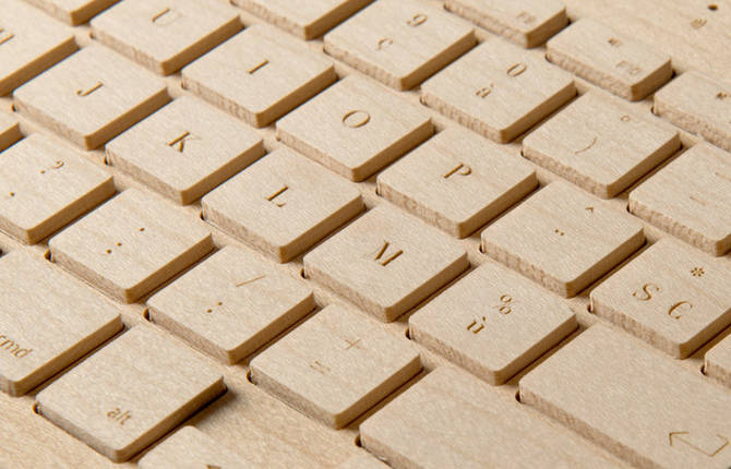 Wooden Keyboard