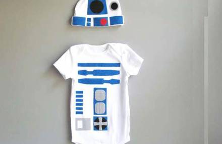 Body R2-D2 pour les bébés geeks