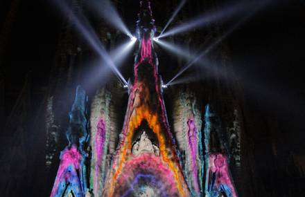 Spectacle multimédia sur la Sagrada Familia