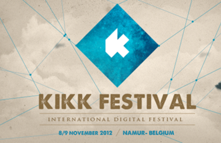 KIKK Festival, an international festival about creativity in digital cultures, 8 & 9 November, Namur, Belgium