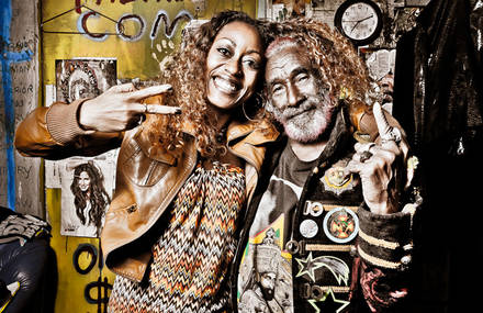 Lee Scratch Perry meet ERM : The Photo Session.