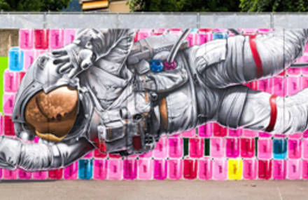 Magenta – The never-ending game between the Astronaut and the Plastiline Rabbit – by NEVERCREW