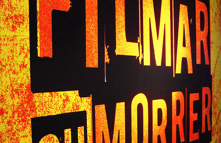 “Shoot or Die” – film festival design