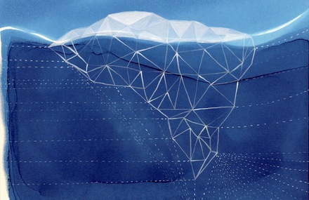 Paper Iceberg Installation