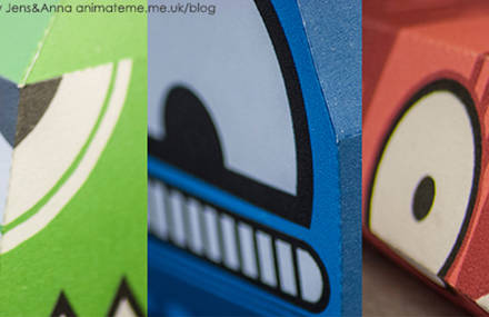 Papercraft Monsters by Jens&Anna