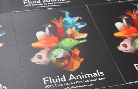Fluid Animals 2013 Calendar