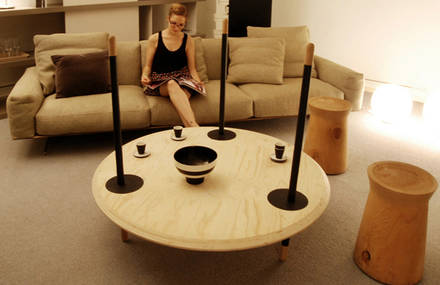 Reversible Table by kutarq studio