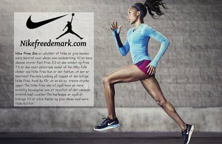 Nike Free løbesko tilbyde en fleksibel