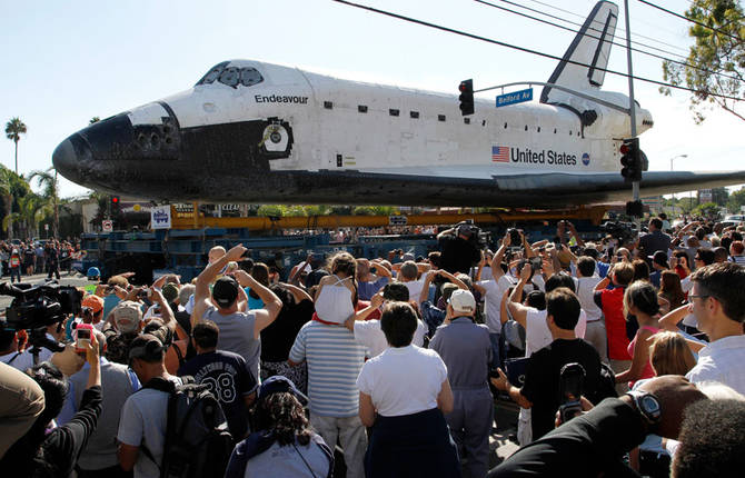 Space Shuttle in Los Angeles