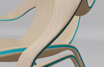 Lady Line Chair © design by Rodolphe Pauloin