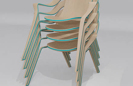 Lady Line Chair © design by Rodolphe Pauloin
