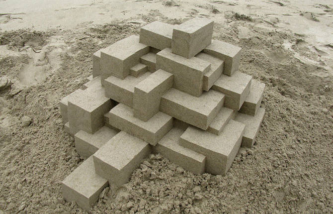 Geometric Sandcastles