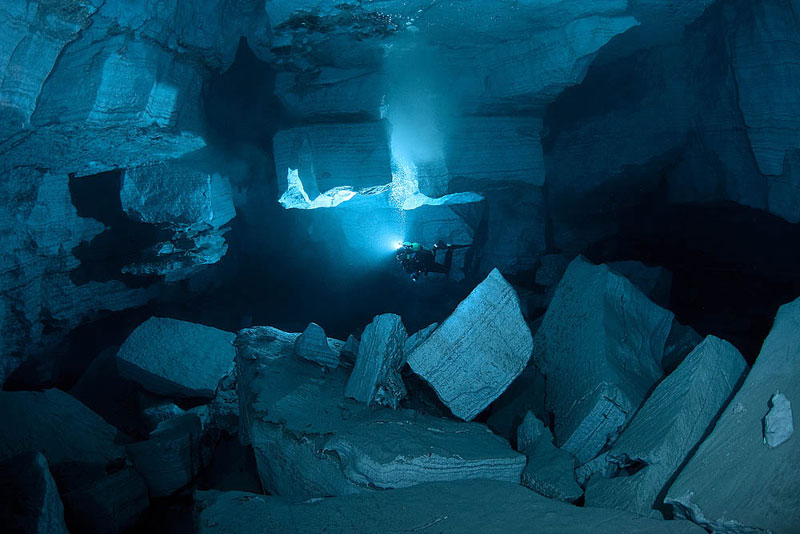 Underwater Russian Cave 2