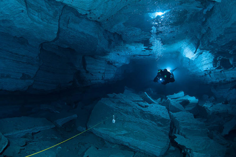 Underwater Russian Cave 3
