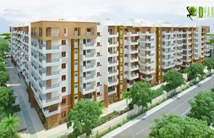 3D Exterior rendering India