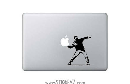 Banksy stickers pour Macbook