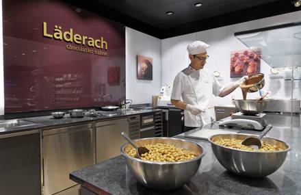 Läderach Chocolate Boutique – Flagship store in Zurich