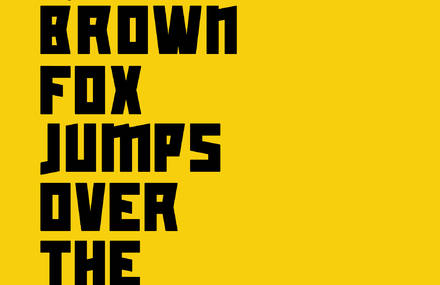Slash – a free display font