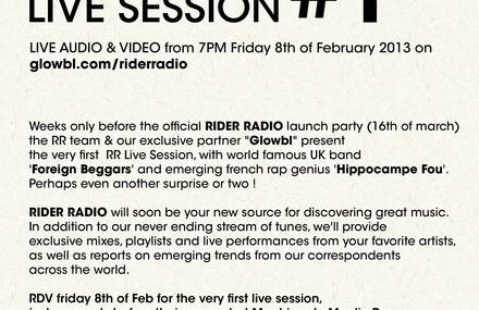 RIDER RADIO LIVE SESSION#1 with Foreign Beggars