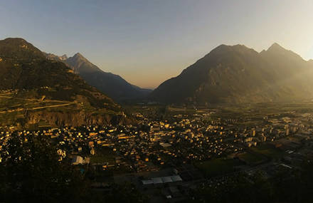 Timelapse in valais switzerland
