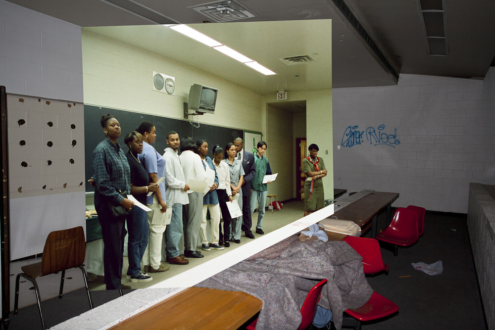 One of the confrence rooms in the new wing.