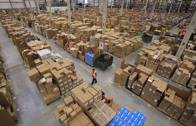 Inside Amazon Warehouse