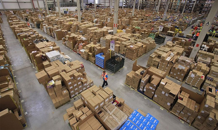 Inside Amazon Warehouse