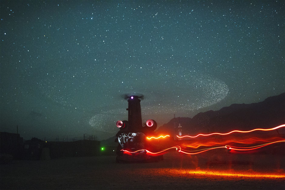 Paratroopers from Chosen Company of the 3rd Battalion (Airborne), 509th Infantry board a waiting CH-47 Chinook helicopter in Afghanistan