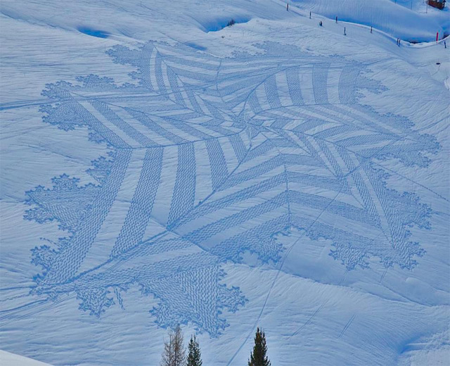 Snow Art by Simon Beck