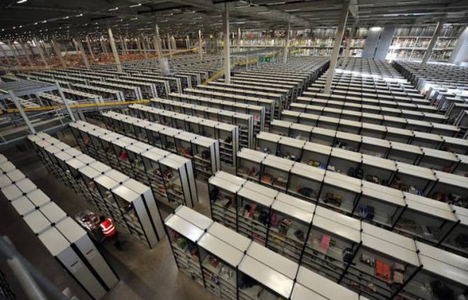 Inside Amazon Warehouse