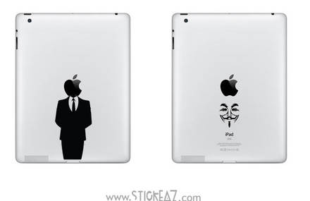Anonymous stickers pour Macbook, iPad, iPhone et iPod