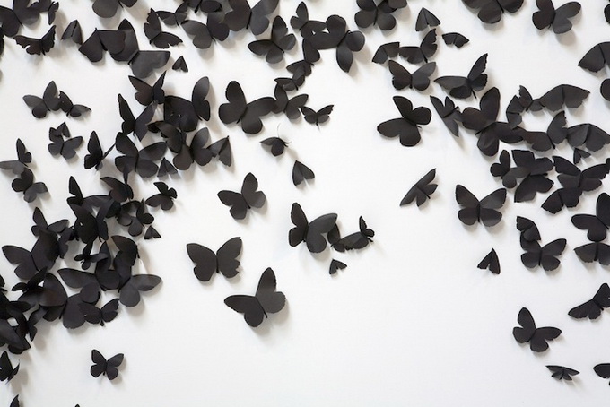 Black Paper Moths Cloud6