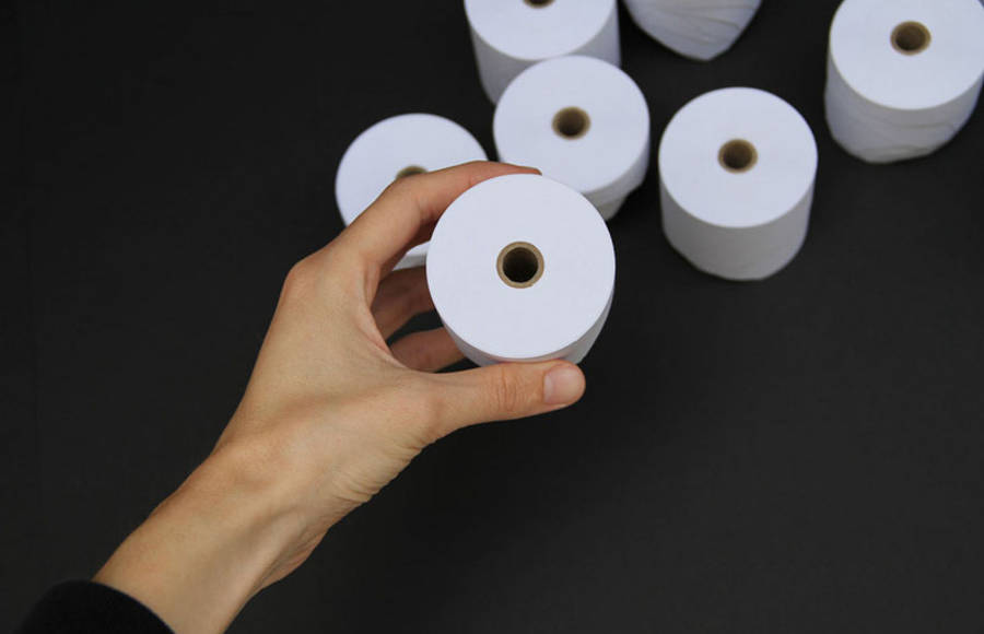 Carved Rolls of Paper