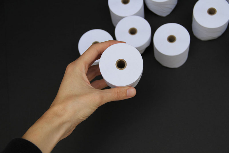 Carved Rolls of Paper