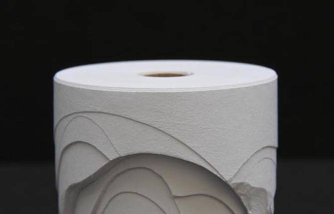 Carved Rolls of Paper