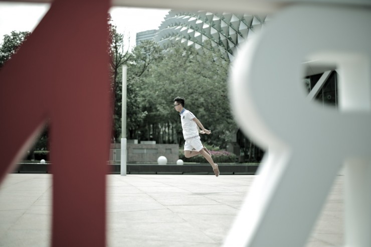 Levitating around Singapore 9