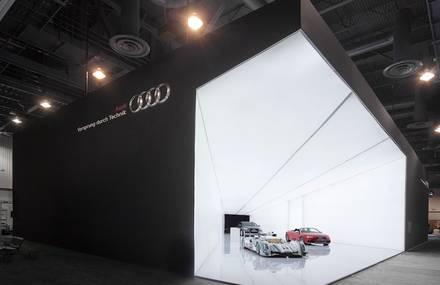 “Cone of Light” – AUDI AG’s visionary exhibition stand concept at the Consumer Electronics Show 2013 (CES) Las Vegas, January 2013