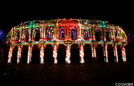 Vidéo-mapping sur les Arènes de Nîmes, « Arènes de mes rêves »