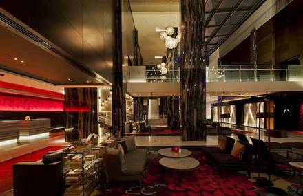 Luxurious lighting at The Darling Hotel, Sydney